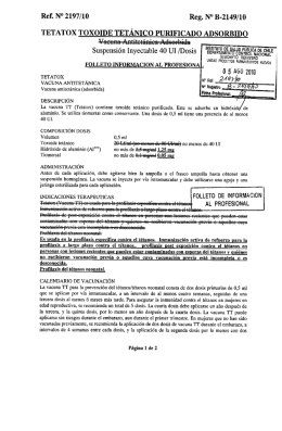 Ref. N° 2197/10 Reg. N° B