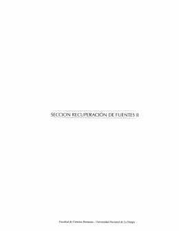 SECCION RECUPERACiÓN DE FUENTES 11