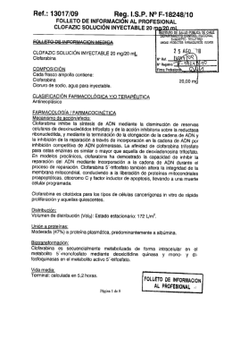 Ref.: 13017/09 Reg. I.S.P. N° F