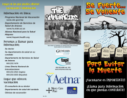 Immunizers brochure Spanish