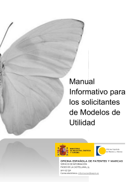 Manual del solicitante - Oficina Española de Patentes y Marcas