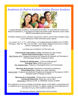 Academia de Padres Latinos/Latino Parent Academy