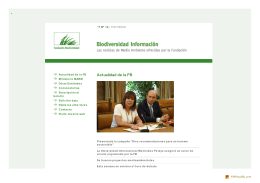Biodiversidad Información - Ministerio de Agricultura, Alimentación y