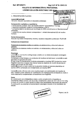 Ref.: MT395073 Reg I.S.P. N° B