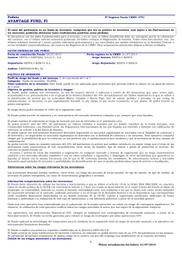 AVANTAGE FUND, FI