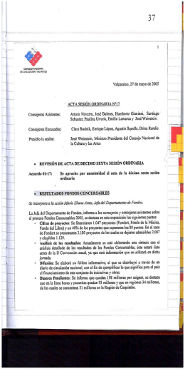 Acta Sesión Ordinaria N°17