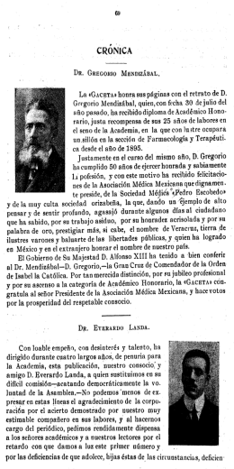 y CRONICA - Academia Nacional de Medicina
