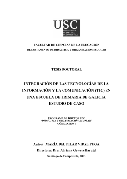 integración de las tecnologías de la información y la comunicación