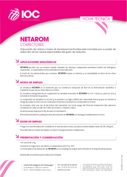 FT NETAROM (ES) - Institut Oenologique de Champagne