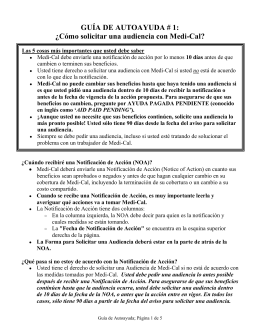 Guía de autoayuda # 1: