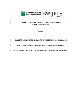 EasyETF STOXX EUROPE 600 INSURANCE