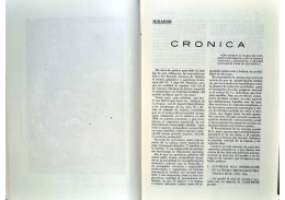 Mirador: Crónica. Julio Cendal Peñalver.