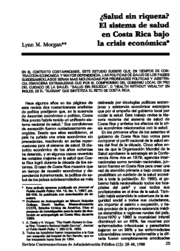 Salud sin riqueza - Biblioteca Virtual del ICAP