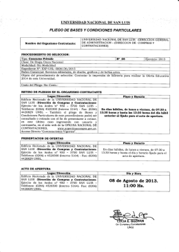 Digesto Administrativo - Universidad Nacional de San Luis