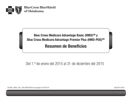 Resumen de Beneficios - Blue Cross and Blue Shield of Oklahoma