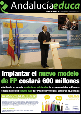 Implantar el nuevo modelo de FP costará 600