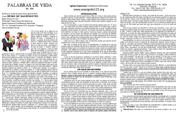 PALABRAS DE VIDA