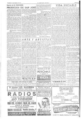 1945, La Vanguardia.