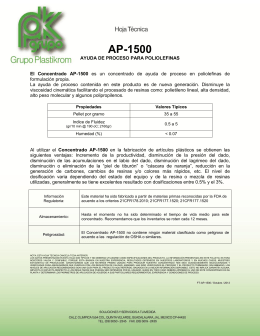 AP-1500 Ayuda de proceso para poliolefinas