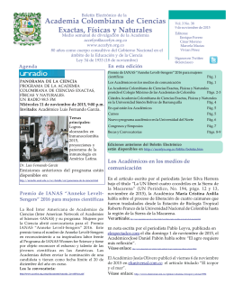 Vol.3 No. 38 - Academia Colombiana de Ciencias Exactas, Físicas y