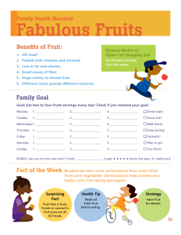 Fabulous Fruits - Live Well Omaha Kids