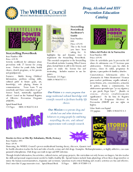 Drug, Alcohol and HIV Prevention Education Catalog