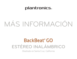 BackBeat GO - Plantronics