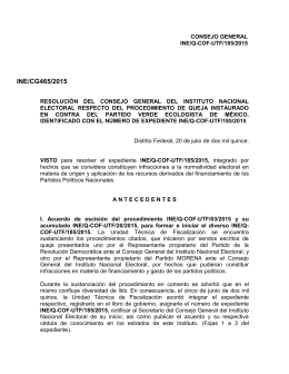 Punto 1.24 - Instituto Nacional Electoral