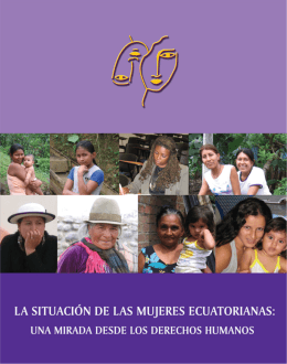 La situación de las mujeres ecuatorianas - Una mirada desde
