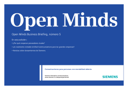 Open Minds Business Briefing, número 5