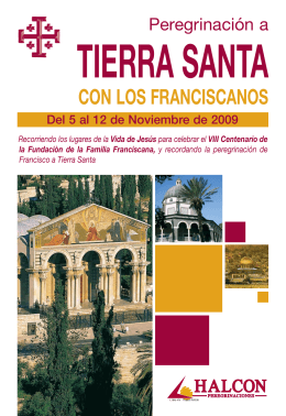 69800.Tierra Santa.Franciscanos Ourense:69800.Tierra Santa