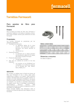Tornillos Fermacell