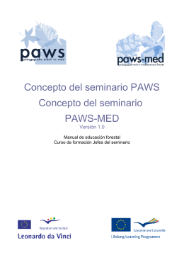 Concepto del seminario PAWS Concepto del seminario