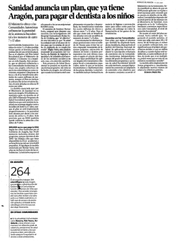 Sanidad anuncia plan, que ya tiene `