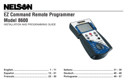 EZ Command Remote Programmer Model 8600 - Do-It