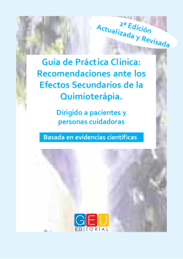 Recomendaciones ante los Efectos Secundarios de la Quimioterápia.