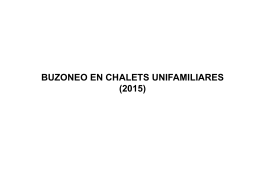 BUZONEO EN CHALETS UNIFAMILIARES (2015)