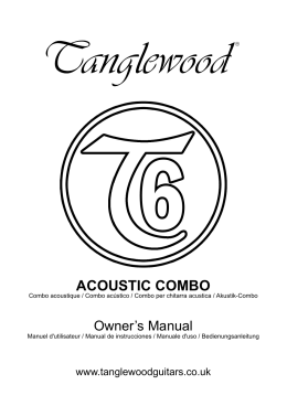 ACOUSTIC COMBO - Tanglewood Guitars