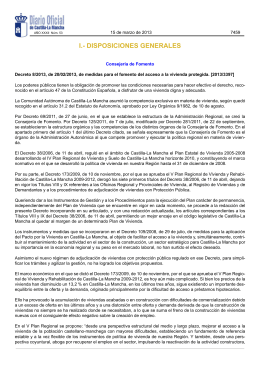 I.- DISPOSICIONES GENERALES - Federación de Municipios y
