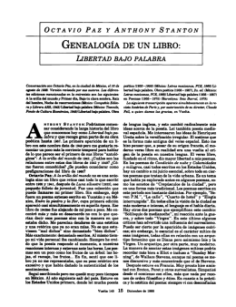 GENEALOGÍA DE UN LIBRO: