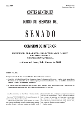 COMISIÓN DE INTERIOR