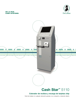 Cash Star™ 5110 - interandes.com.ve