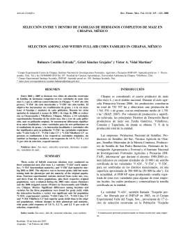 Artículo - Revista Fitotecnia Mexicana
