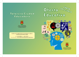 Oferta Educativa - Ayuntamiento de Talavera de la Reina