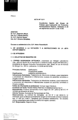 GT12 290911 - Instituto de Salud Pública de Chile