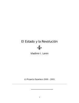 estado y revolucion