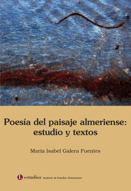 Poesía del paisaje almeriense - Diputación Provincial de Almería