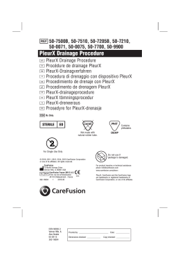 PleurX Drainage Procedure