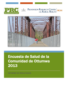 Encuesta de Salud de la Comunidad de Ottumwa 2013