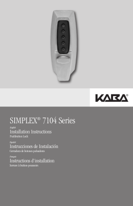SIMPLEX® 7104 Series